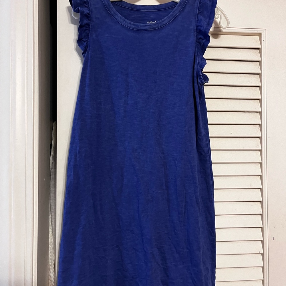 Universal threads t shirt dress with ruffle sleeves